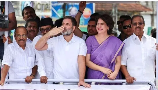 Rahul Gandhi in Wayanad to campaign for Priyanka