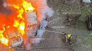 120 क्षेपणास्त्रs, 90 ड्रोनद्वारे युक्रेनवर हल्ला Attack on Ukraine by 120 missiles, 90 drones