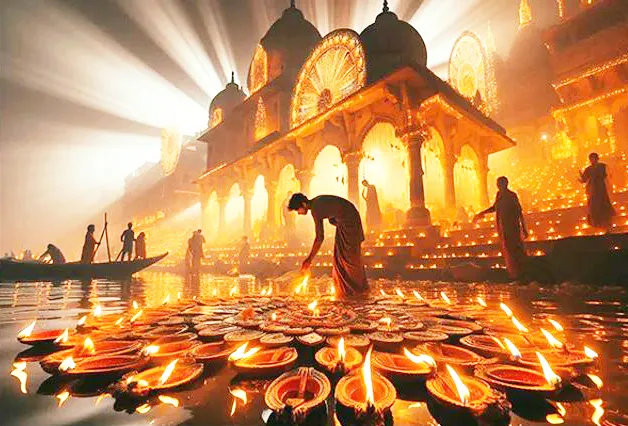 Celebration of God Diwali