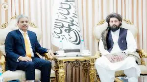 Indian officer talks with Taliban's defense minister