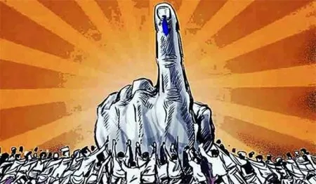 Average voter turnout in Kolhapur district till 1 pm is 38.56 percent