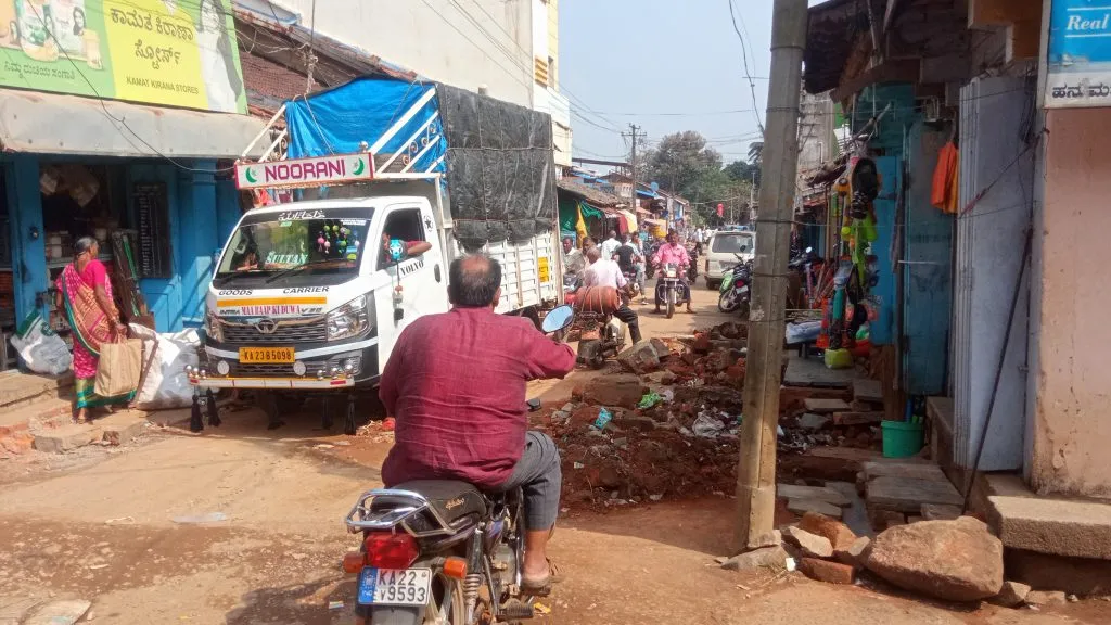 Encroachments removed from Nandgad market
