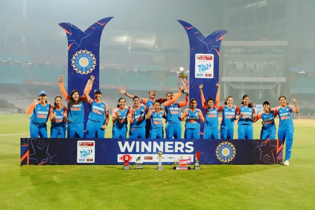 Indian women's series win over West Indies