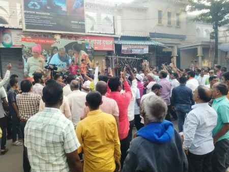 Activists celebrate in Kagal