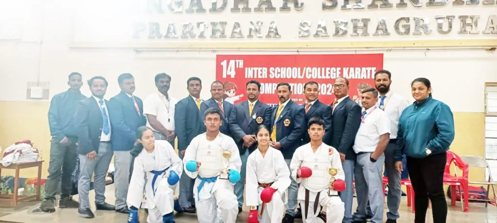 कराटे स्पर्धेला शानदार प्रारंभ Great start to the karate competition