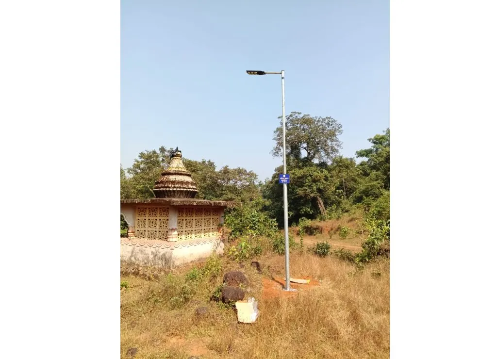 Lokkalp Foundation installed 20 solar lights