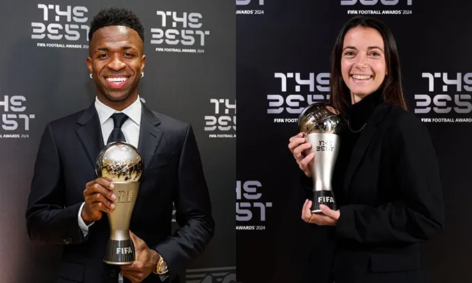Vinicius, Bonmati win FIFA awards