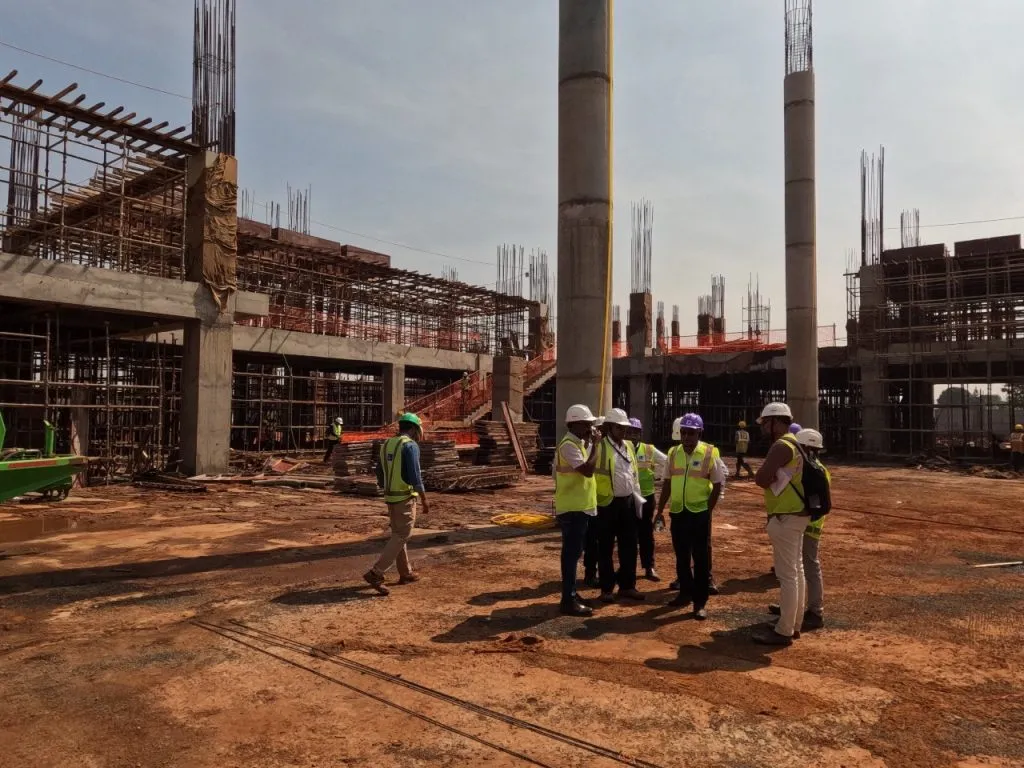 Engineers from Chennai visit airport terminal construction
