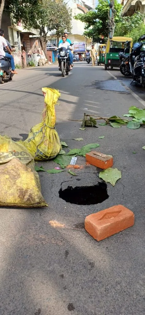 Road accident in Nehru Nagar