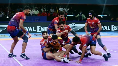 यूपी योद्धाजकडून तेलुगू टायटन्स पराभूत Telugu Titans defeated by UP Yoddhas