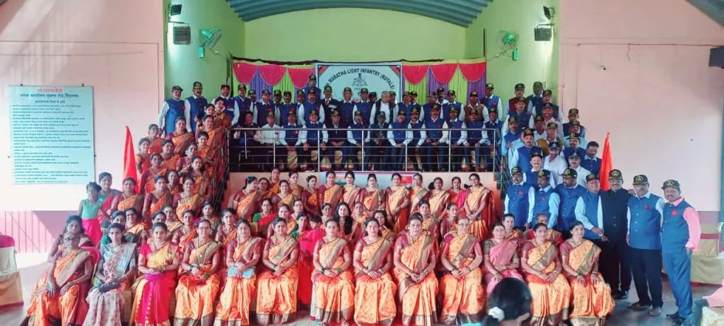 ‘ 5 वी रॉयल मराठा बटालियन’चा स्थापना दिन उत्साहात Raising Day of '5th Royal Maratha Battalion' celebrated with enthusiasm