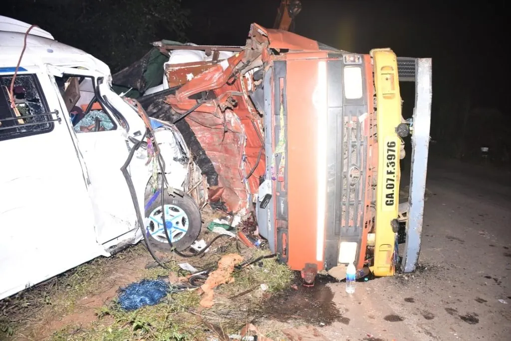 Three people from Saundatti killed in horrific accident