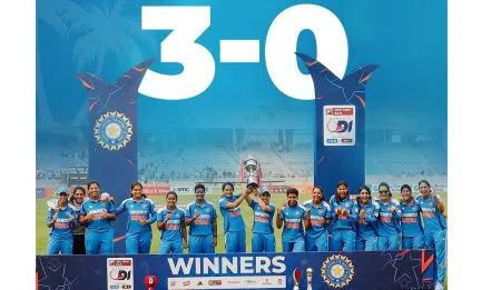 Indian women's team whitewashes West Indies