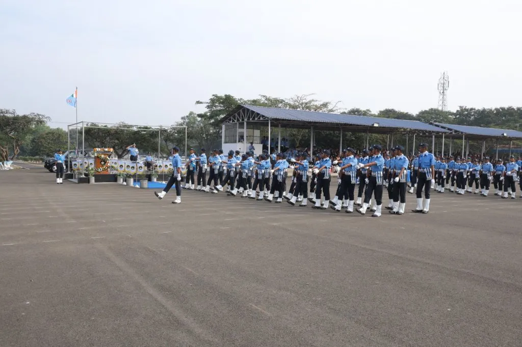अग्निवीर वायू प्रशिक्षणार्थींचा दीक्षांत सोहळा उत्साहात Convocation ceremony of Agniveer Vayu trainees