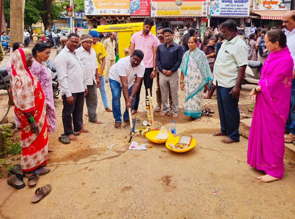New drainage line work in Shahapur promoted