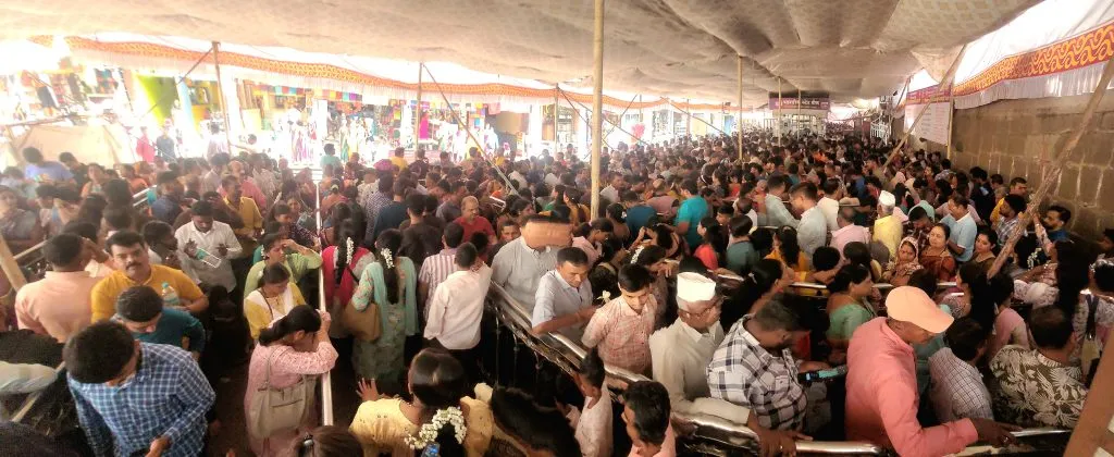 The city is bustling with tourists and school trips.