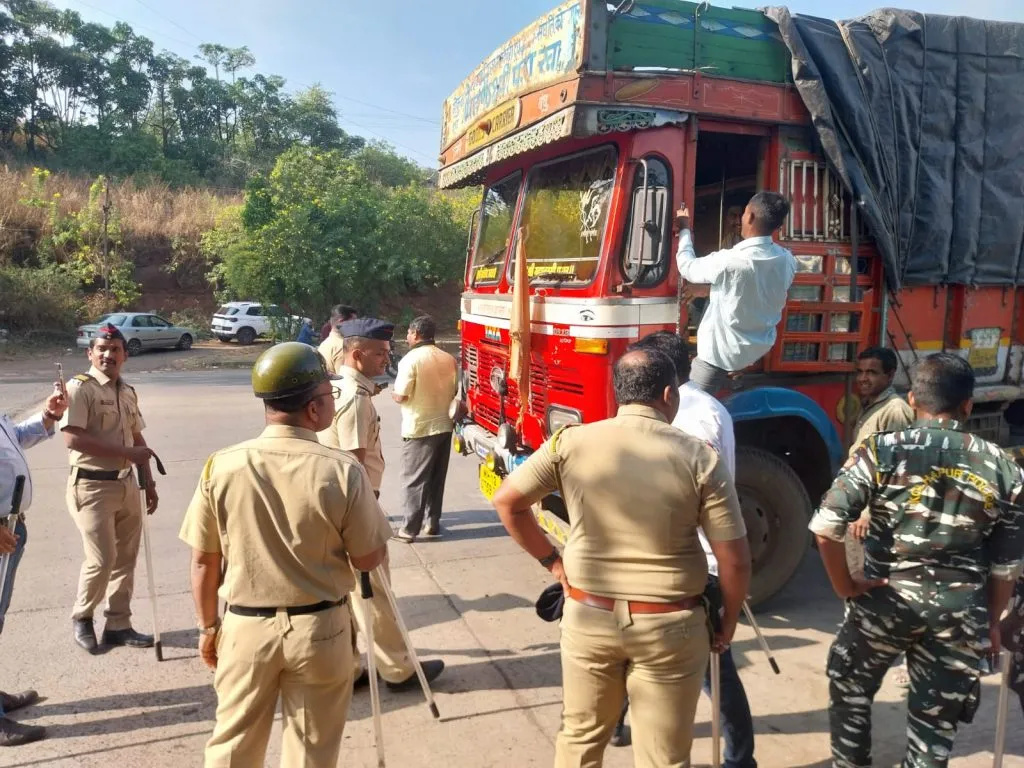Tight police security at Shahu checkpoint