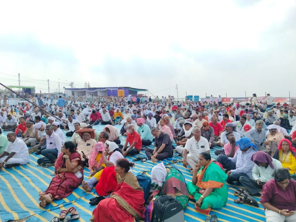 Transport workers protest for various demands