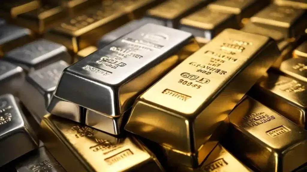 Gold and silver prices fall, stock market rises