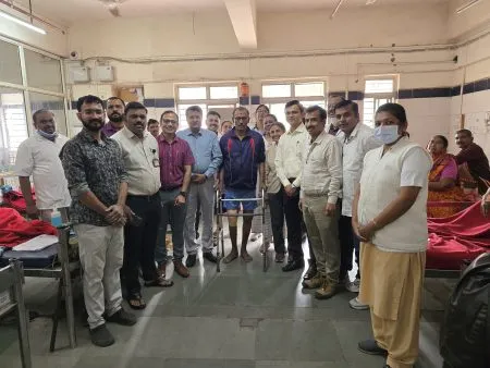 Successful knee transplant surgery on hemophilia patient