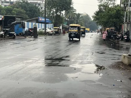 Rain in the morning, cloudy weather throughout the day