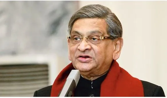 S. M. Krishna merges into infinity