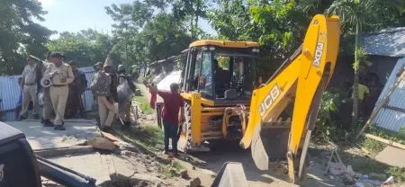 Anti-encroachment campaign in Assam