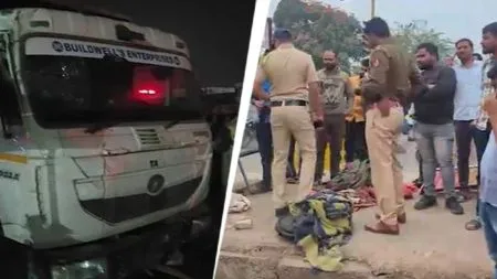 Nine laborers crushed by dumper in Pune