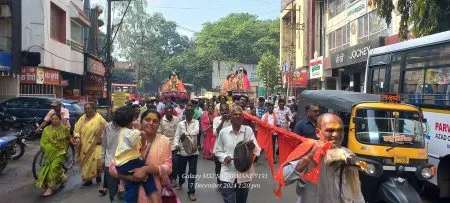 Four worlds of honor depart for Saundatti