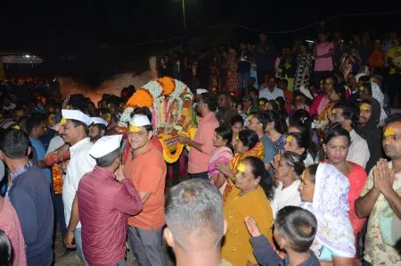 Thousands of devotees bow at the feet of Renuka Devi