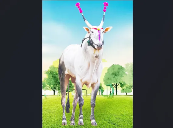 Tallest bull to be presented at agricultural exhibition