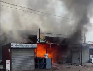 Fire at spare parts shop; Loss of Rs 50 lakhs