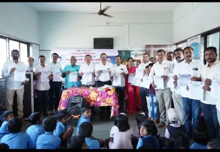 Scholarship practice exam inaugurated by MLA Jayant Asgaonkar at Koge