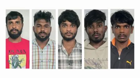 Five people including SS gang chief arrested in robbery case
