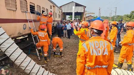 Konkan Railway and NDRF presented joint demonstrations