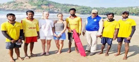 Four tourists drowning in the sea at Om Beach rescued