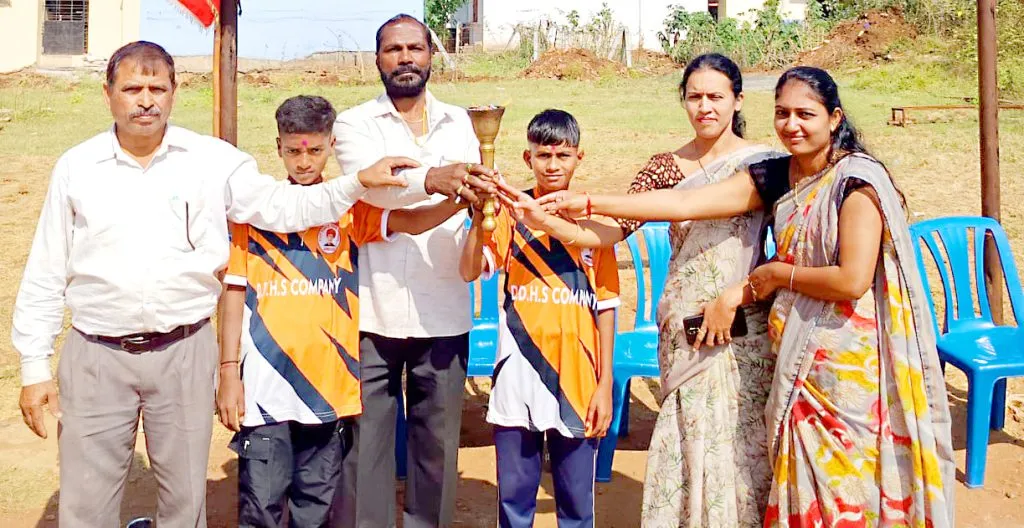 Damle School's sports competition is in full swing