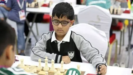 Nine-year-old Kapil's leap