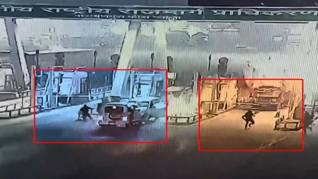 नार्कोटिक्स अधिकाऱ्यांवर तस्करांकडून गोळीबार Smugglers open fire on narcotics officers