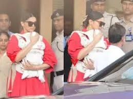 Deepika Padukone seen with her daughter