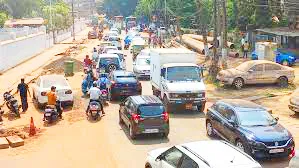 Traffic congestion, dust pollution due to 'Smart City' works