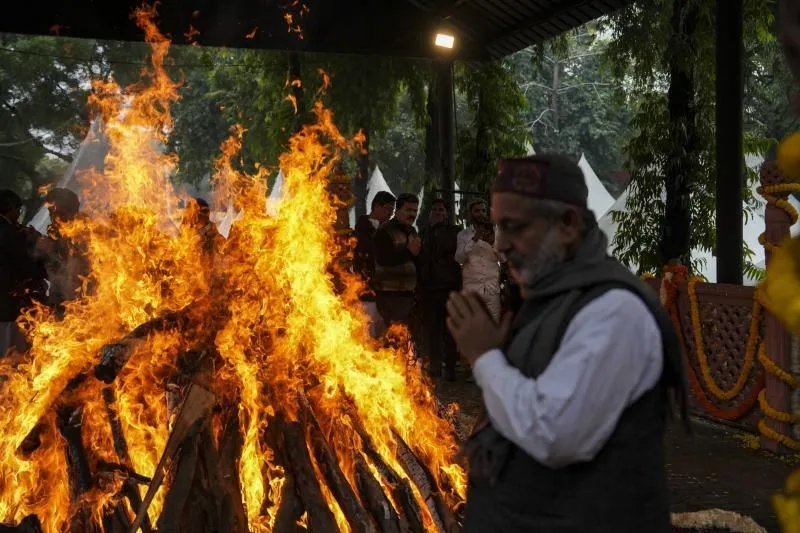 Final tributes to Manmohan Singh