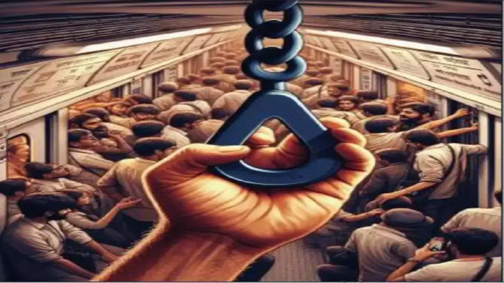 मंगला एक्स्प्रेसची साखळी प्रवाशाने खेचली अन्.. A passenger pulled the chain of the Mangala Express and...