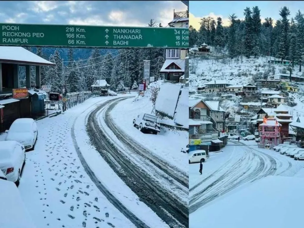 उत्तर भारतात हिमवृष्टीचा तडाखा सुरूच Snowfall continues in North India