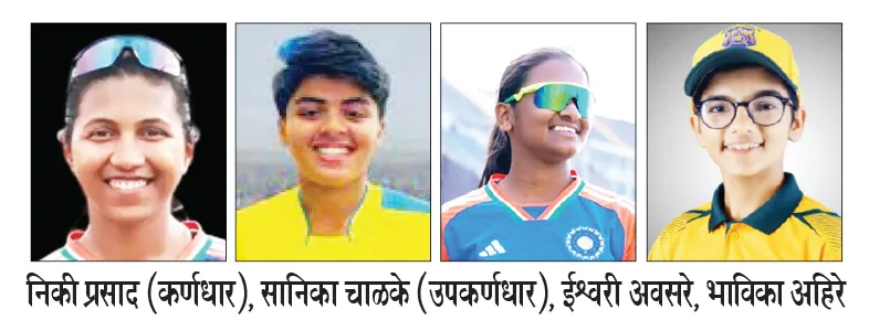 Indian women's team announced for U-19 T20 World Cup