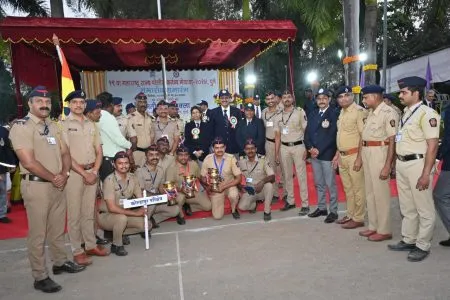 Kolhapur team wins runner-up title in police duty meet