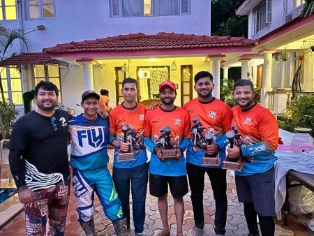 Riders from Kolhapur dominate at the Bullet Dirt Track in Goa