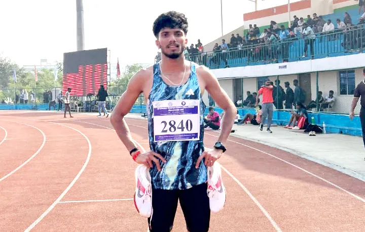 Tushar Bhekne's success in the inter-university athletics competition