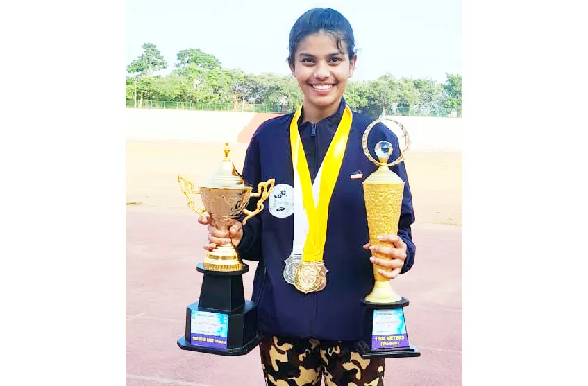 Sanika's success in state-level sports competition