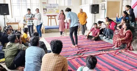 ‘रंग-संगीत‘ कार्यशाळेतून नाट्या प्रात्यक्षिकांचे धडे Lessons from Dramatic Performances from ‘Rang-Sangeet’ Workshop